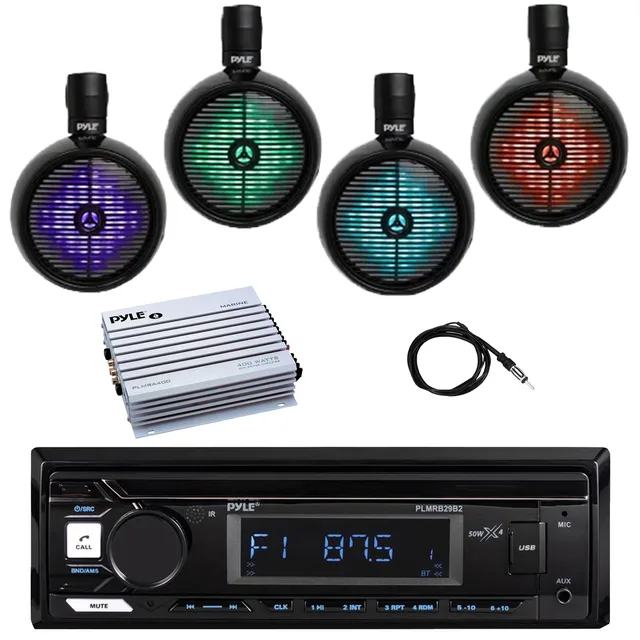 Player Stereo 8" 480 watt bluetooth