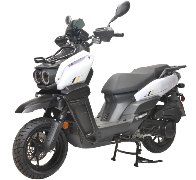 Motorcycle 12" white 242 lbs