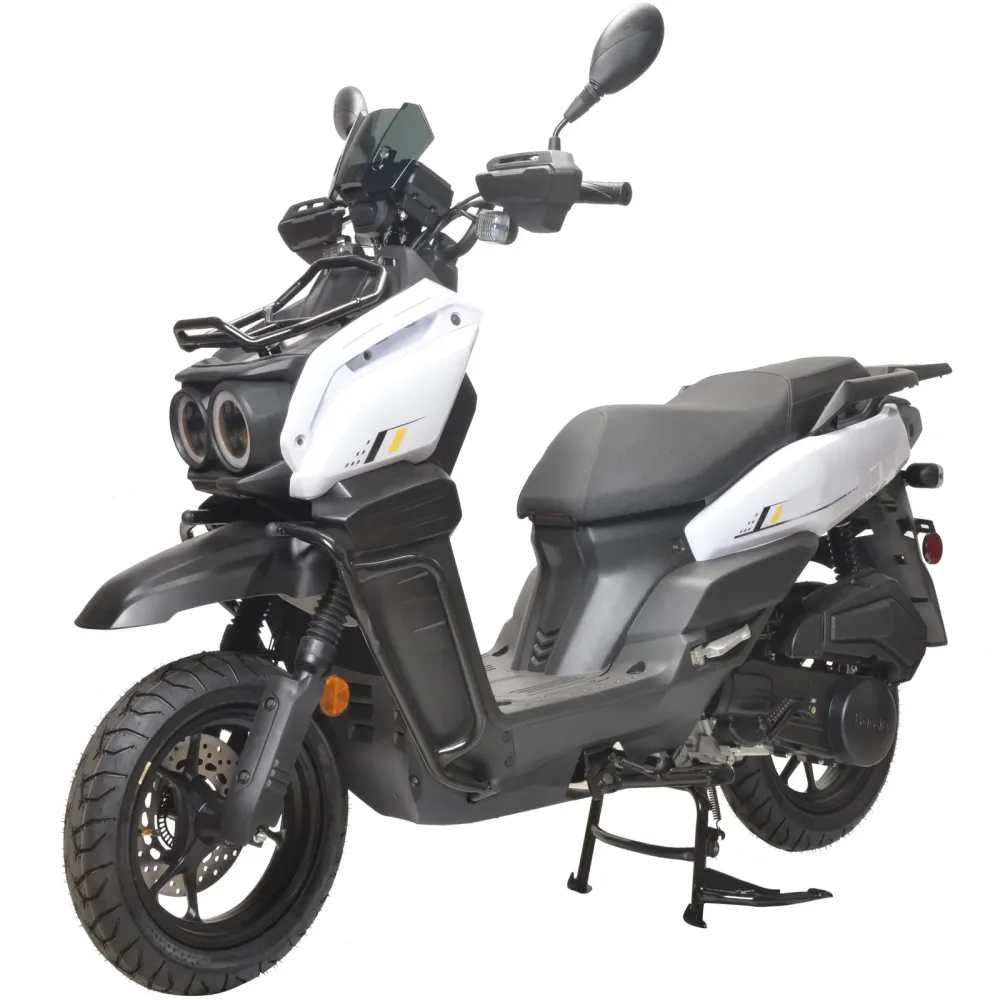 Motorcycle 12" white 242 lbs