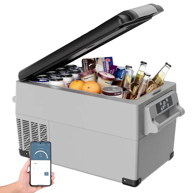 Car Refrigerator 12v 36.8 lb gray