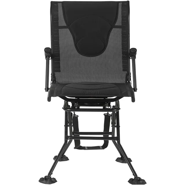 Hunting Chair foldable black 39.2 in