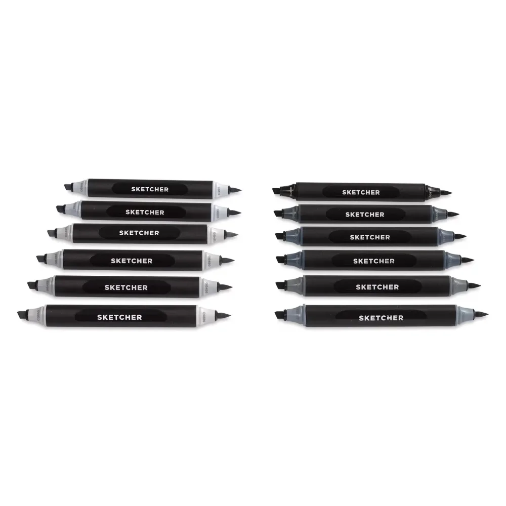 Markers grey 2 mm 5 mm