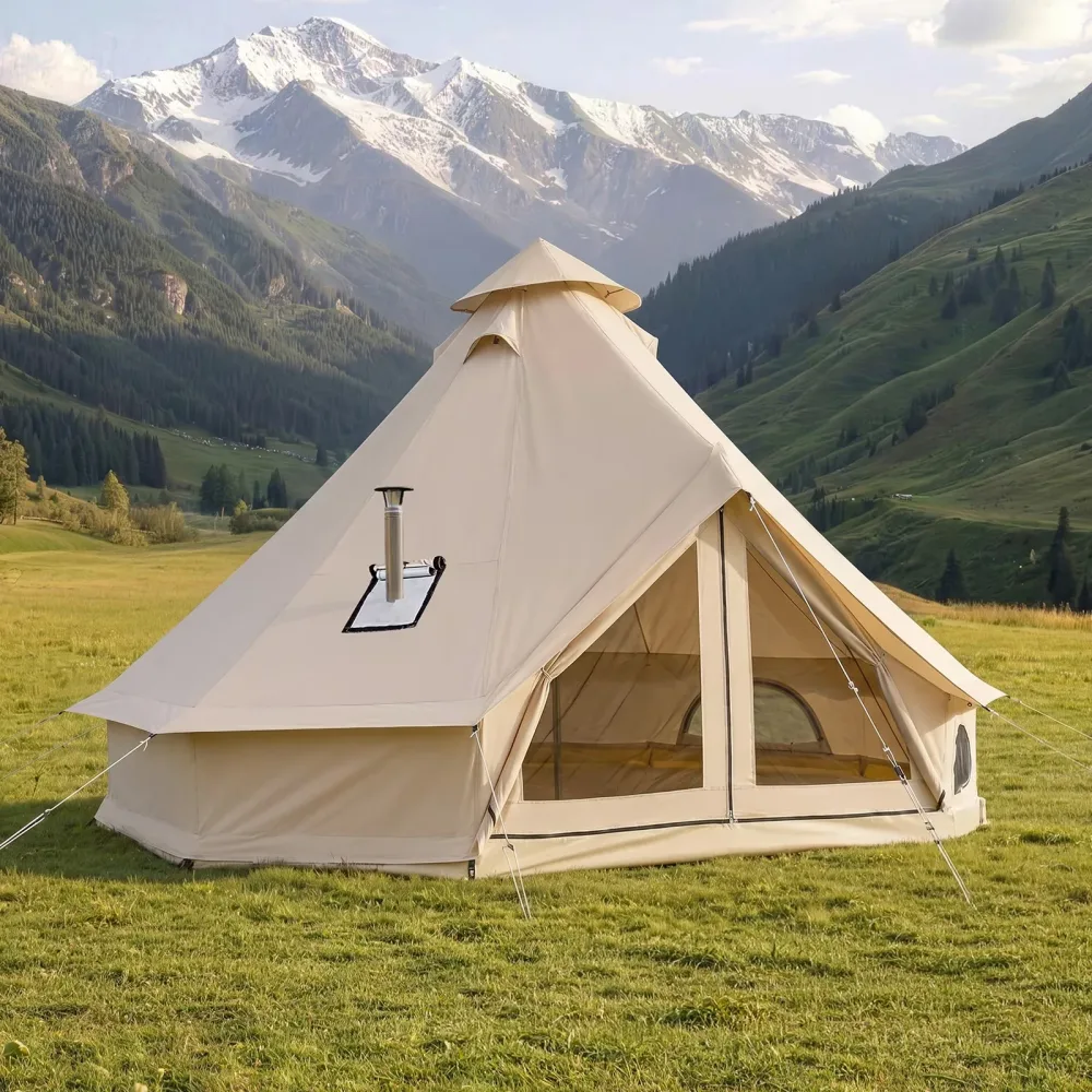 Bell Tent 9.84 ft 3 people waterproof
