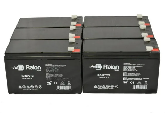 Battery 12v 6 pack 3.70 inches