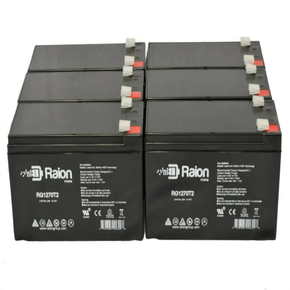 Battery 12v 6 pack 3.70 inches