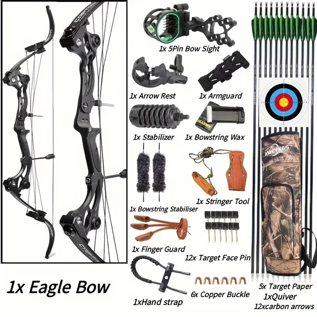 Bow 55 pounds 20 in adjustable