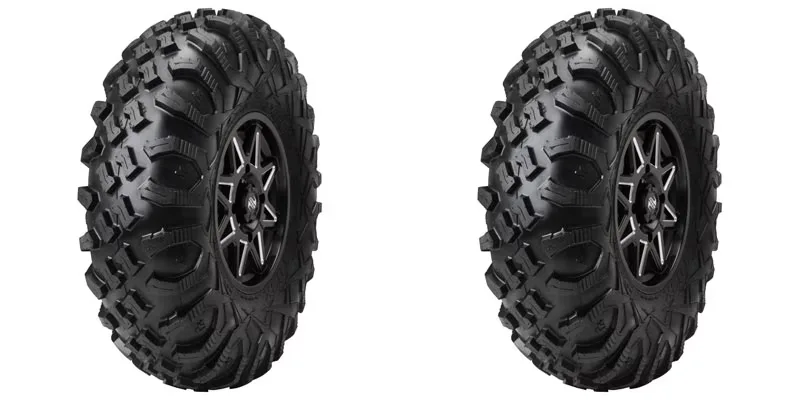 Radial Tire 2 pack 4" black