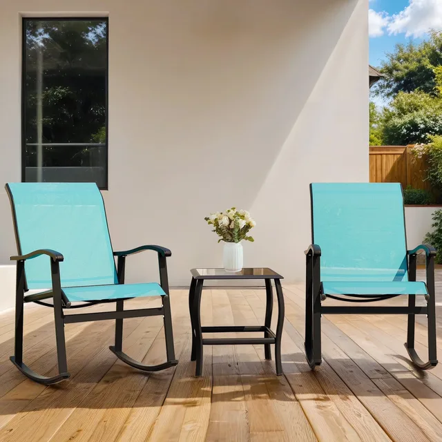 Patio Furniture gray blue 28.94"