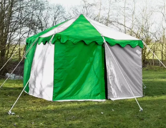 Camping Tent green white waterproof