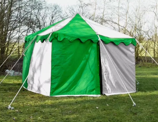 Camping Tent green white waterproof
