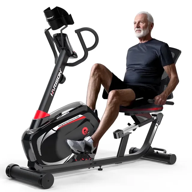 Recumbent Bike 400 lbs 2 in bluetooth