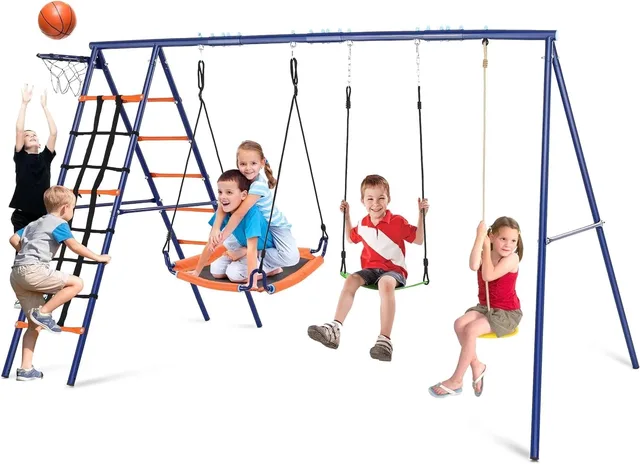 Backyard 550lbs adjustable blue