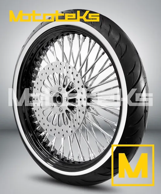 Wheel black white