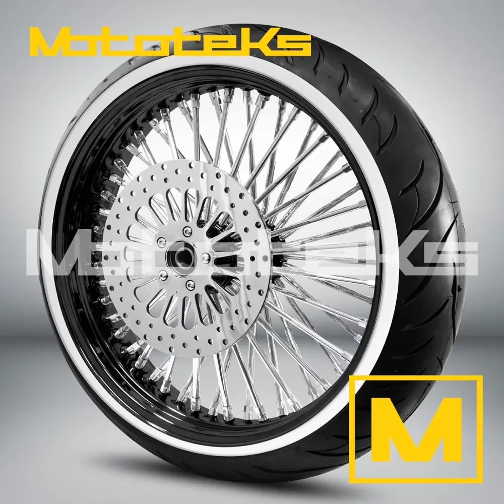 Wheel black white