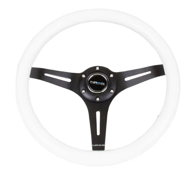 Steering Wheels 350mm white black
