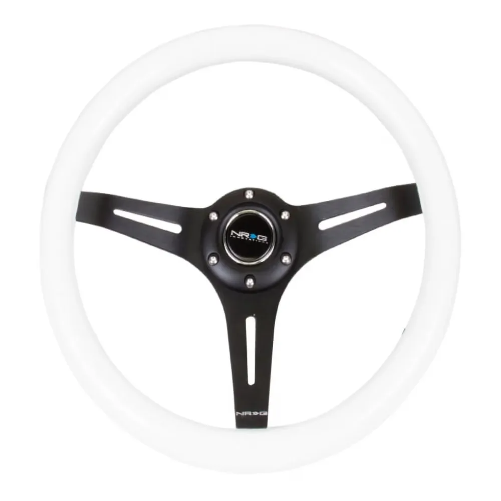 Steering Wheels 350mm white black