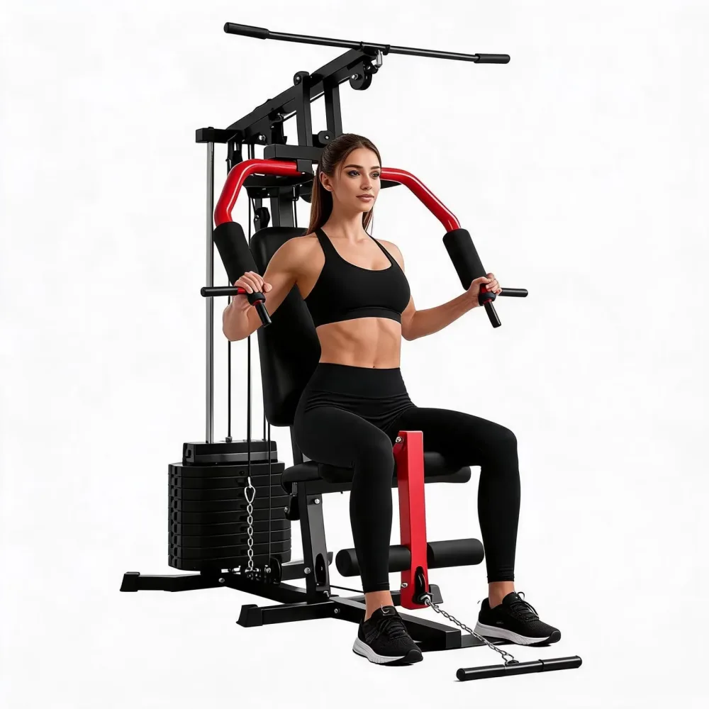 Gym Machine black red 2"