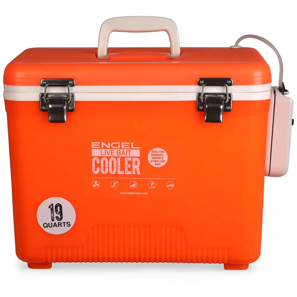 Live Bait portable white orange