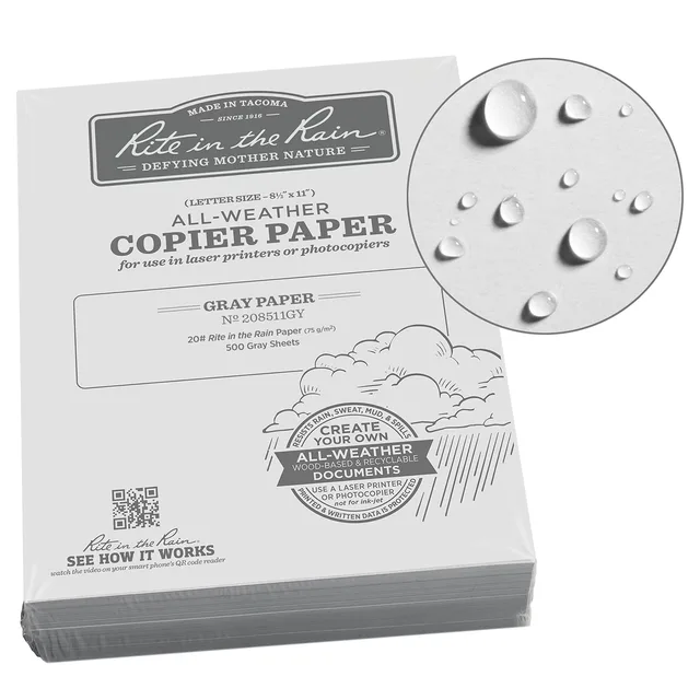 Paper 2" 11" weatherproof