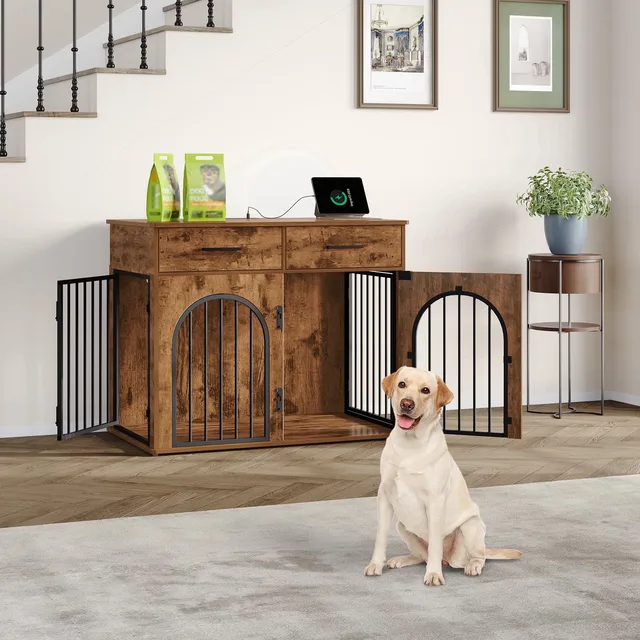 Dog Crate 39.4 inch 39.4 in white
