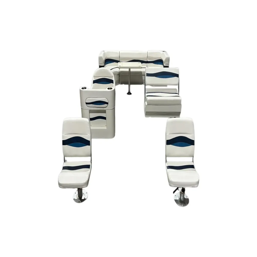 Pontoon Furniture white blue 37"