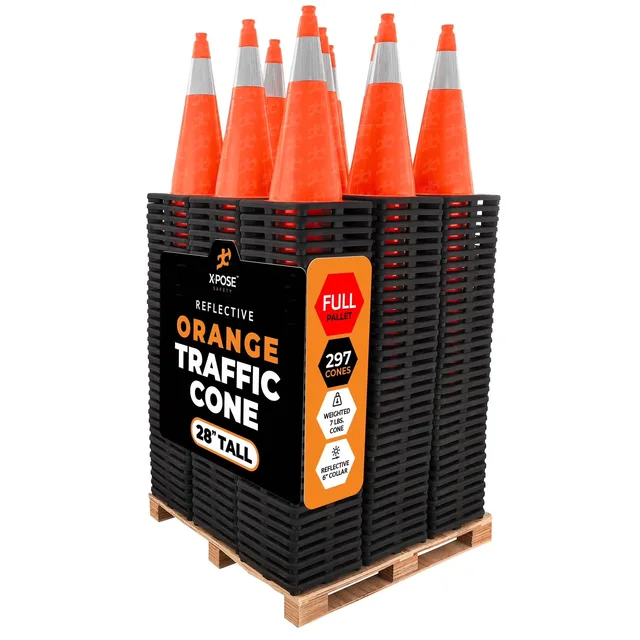 Safety Cone 28 inch 6" 297 pack