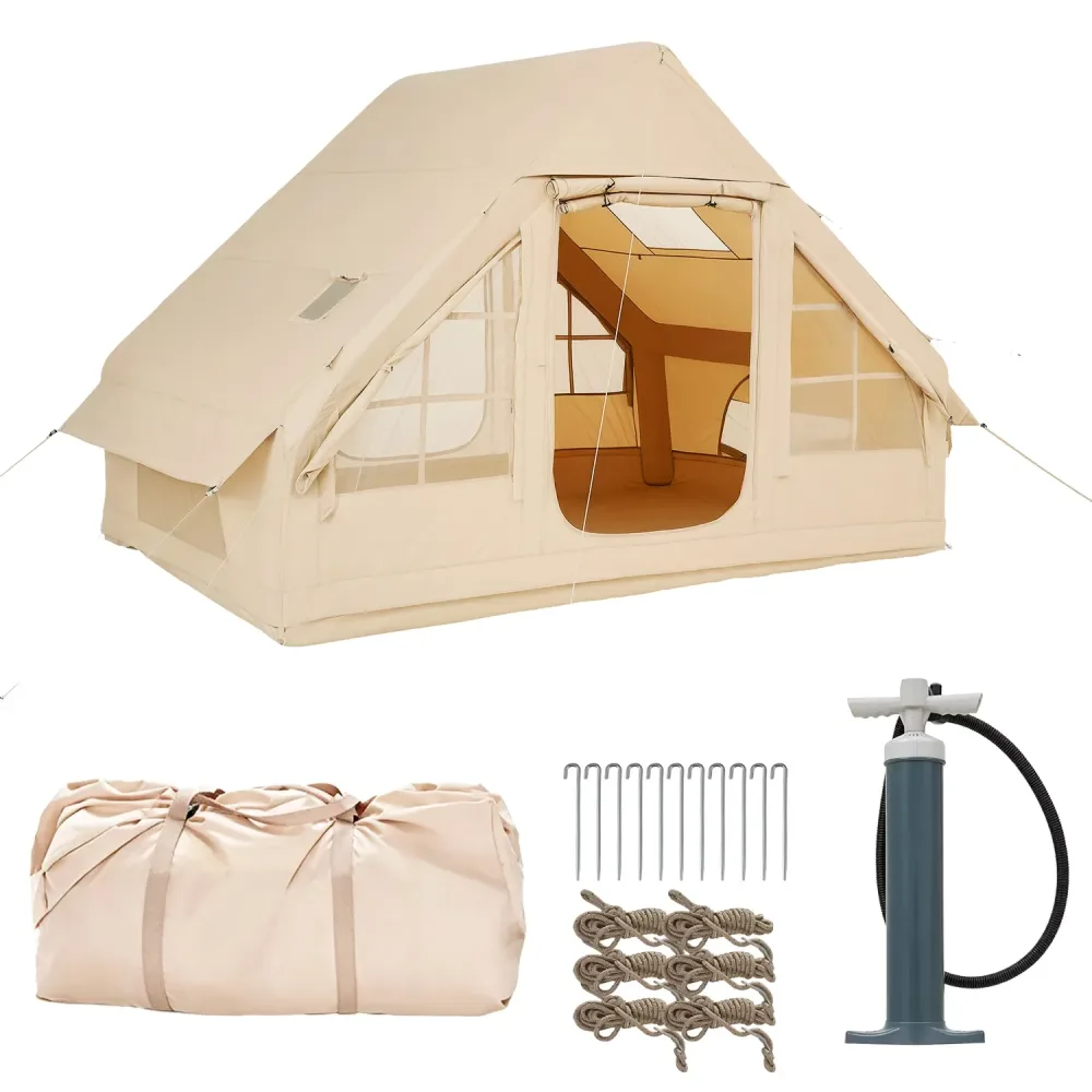 Tent 4-8 person beige