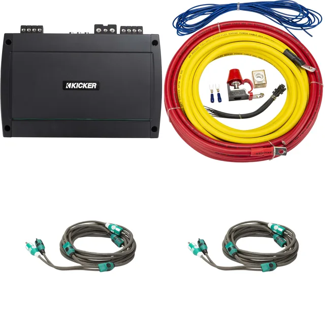 Marine Amplifier 20 ft 200 watts 100 watts