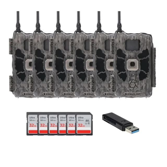 Trail Camera 6 pack 12v 80 ft