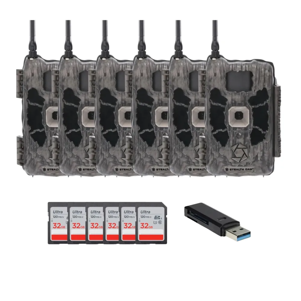 Trail Camera 6 pack 12v 80 ft