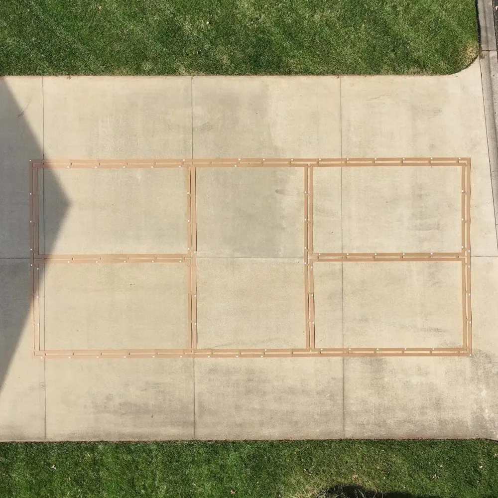 Pickleball Court 20 feet 44 feet 2 inches