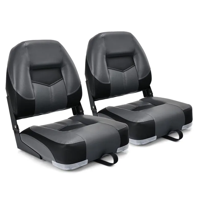 Back Boat folding black grey