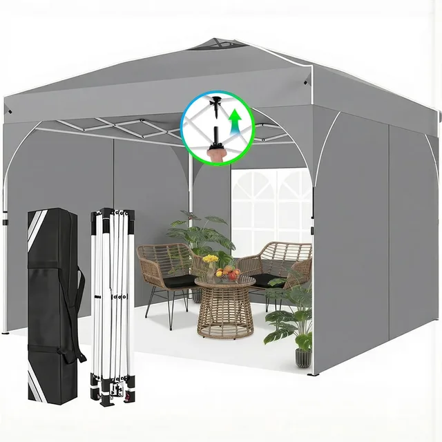 Canopy Tent black gray 44.5 inches