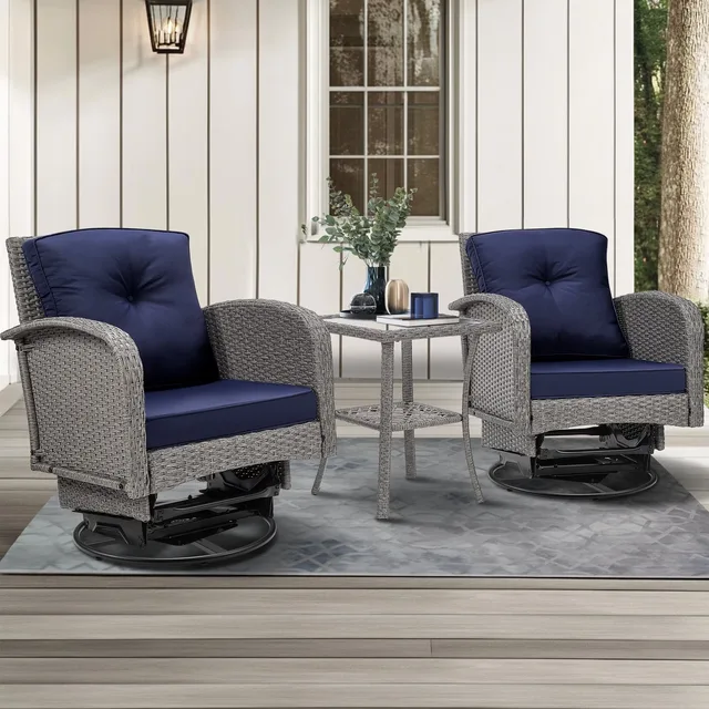 Patio Furniture heavy-duty blue 350lbs