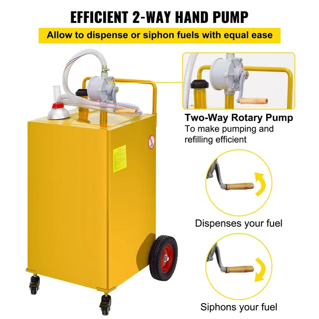 Storage Tank 30 gallon yellow heavy-duty
