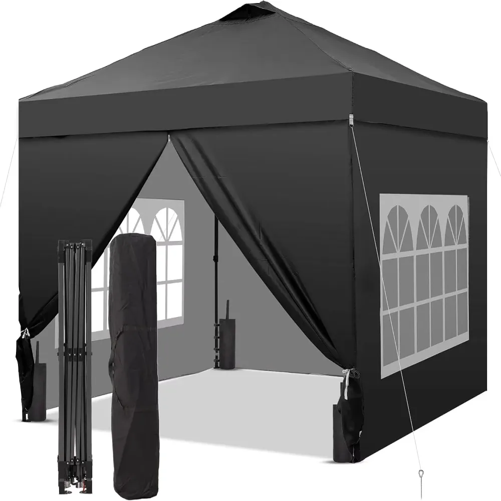 Canopy Tent silver black adjustable