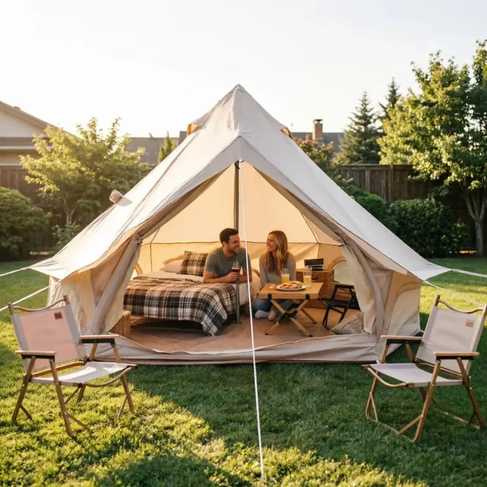 Bell Tent 9.8 ft 4 people waterproof
