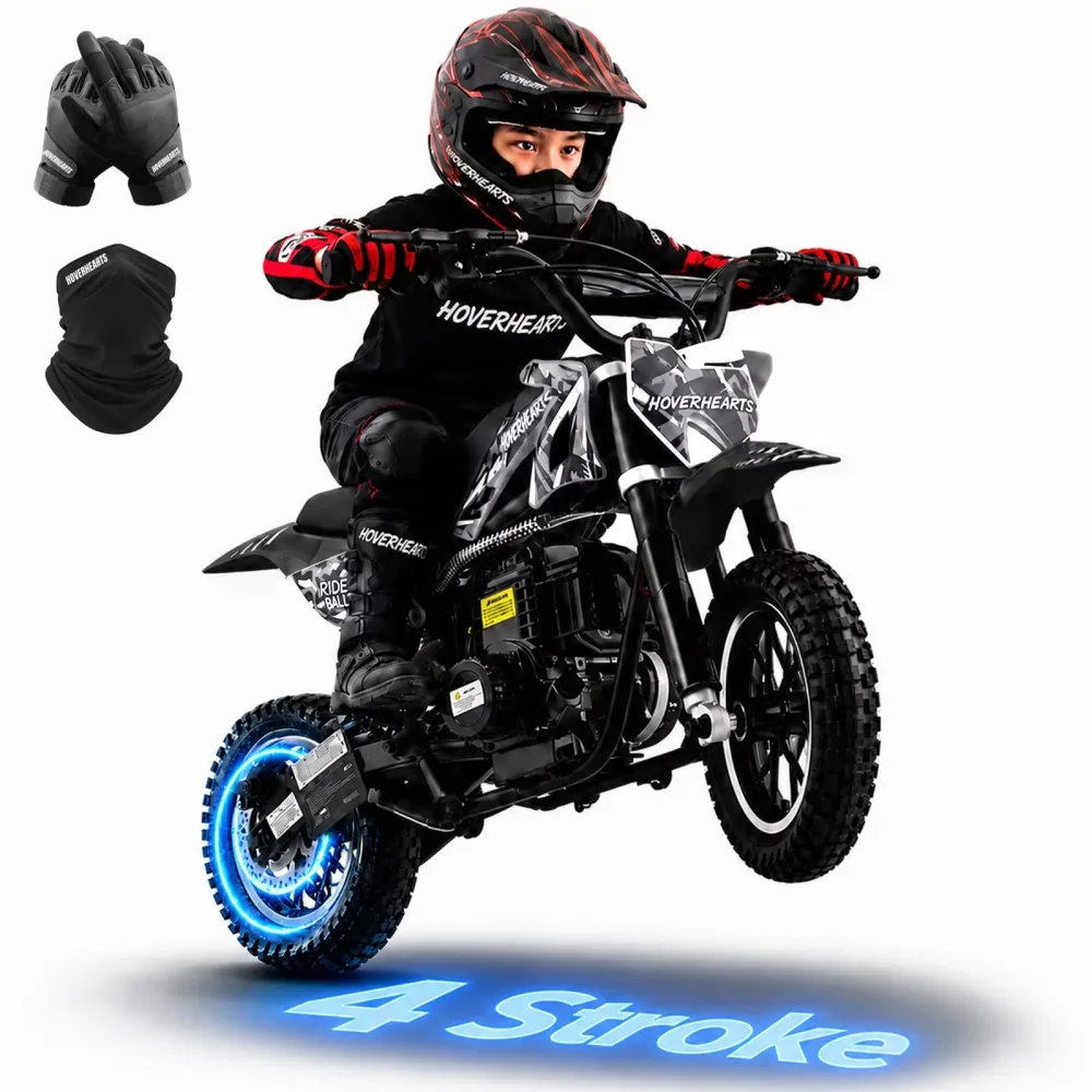Dirt Bike adjustable black 165 lbs