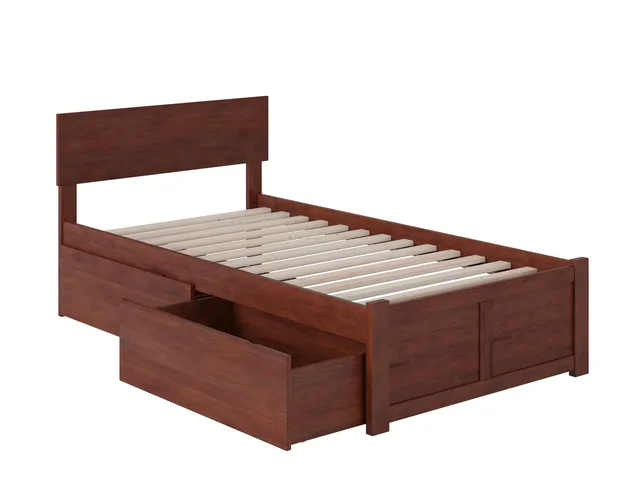 Platform Bed brown 600lbs 128 lb