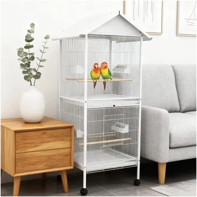 Metal Bird white