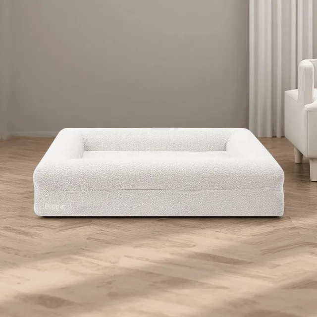 Pet Bed waterproof gray white