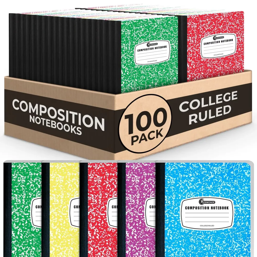 Composition Notebooks 100 pack 10.00 in blue