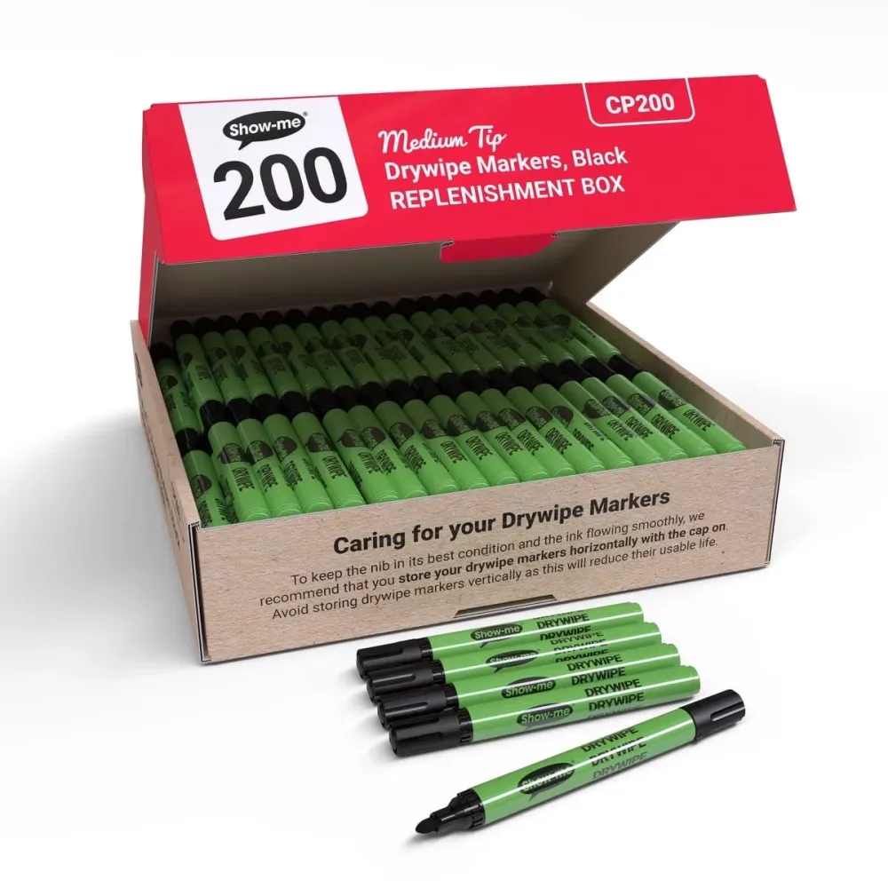 Erase Markers black