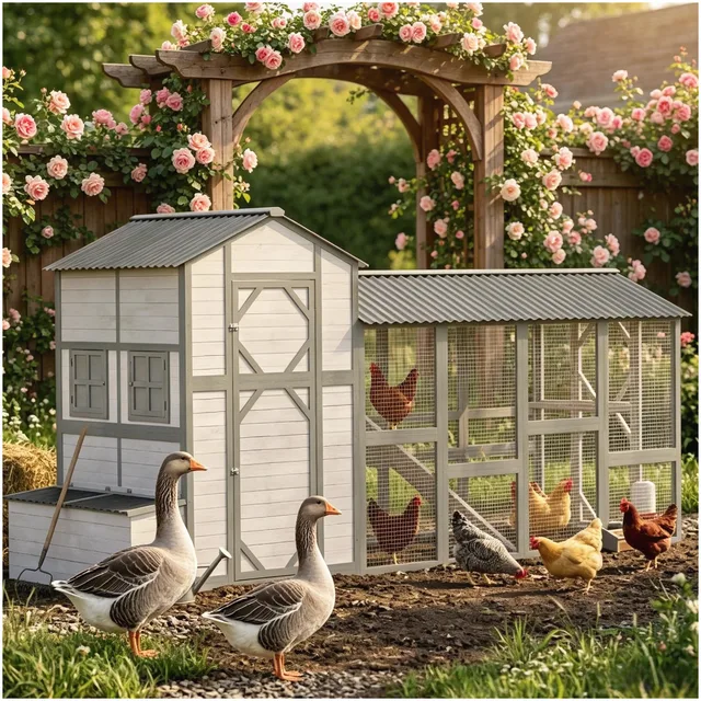 Chicken Coop gray