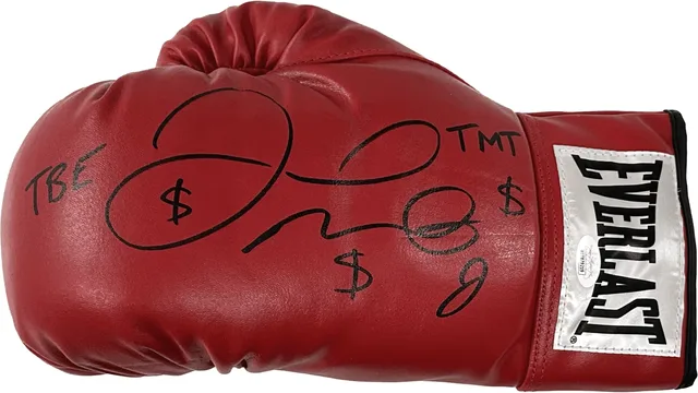 Leather Boxing red