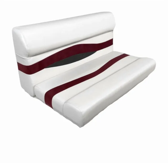 Bench Seat 37" white red