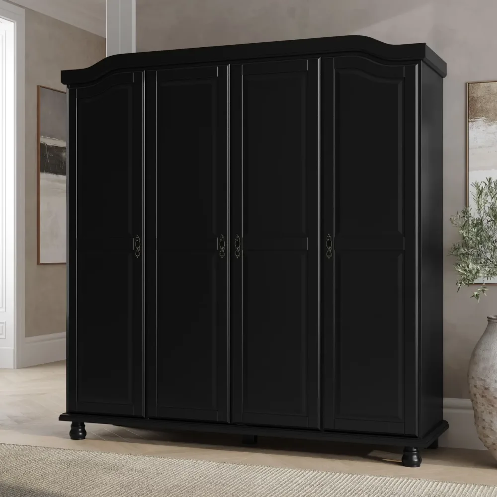 Bedroom Furniture black 72.25" 76.5"