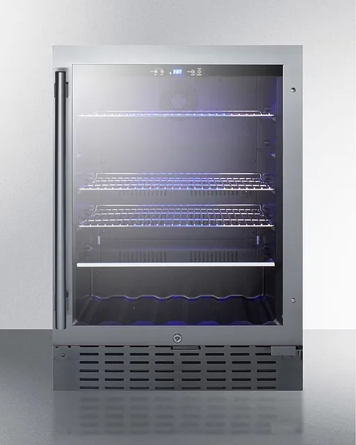 Beverage Cooler adjustable led blue