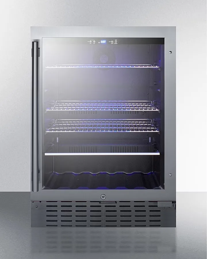 Beverage Cooler adjustable led blue