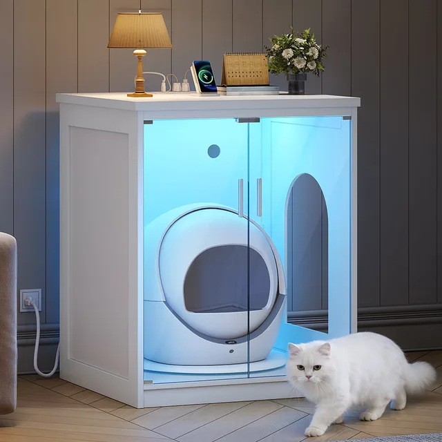 Cat Litter white led adjustable